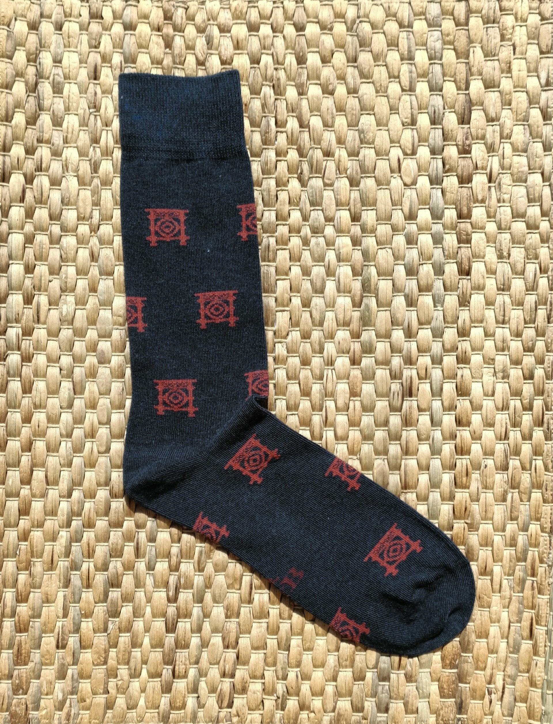 CALCETINES BARANDILLA DE LA CONCHA AZUL MARINO/GRANATE B2B