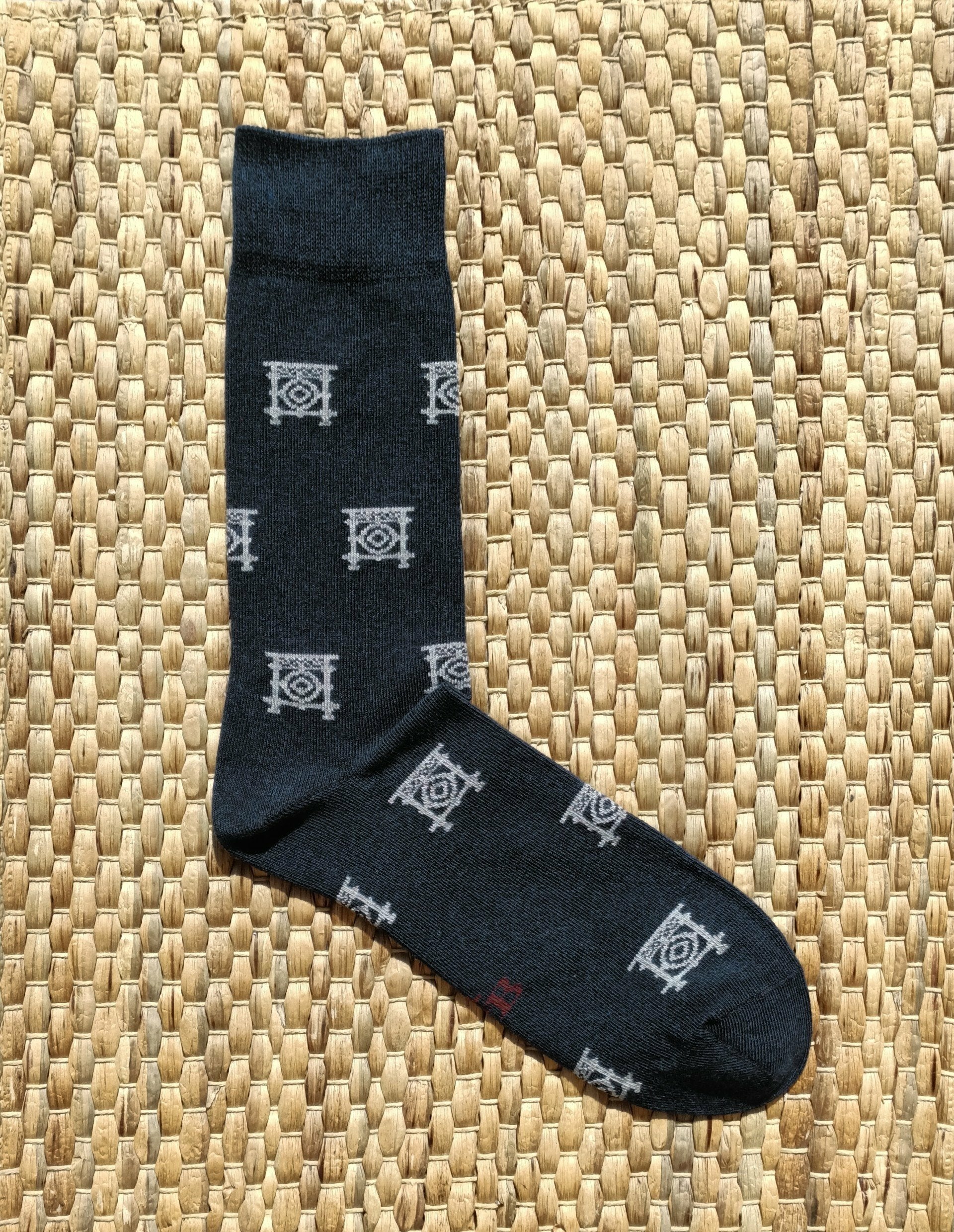 CALCETINES BARANDILLA DE LA CONCHA AZUL MARINO/GRIS B2B