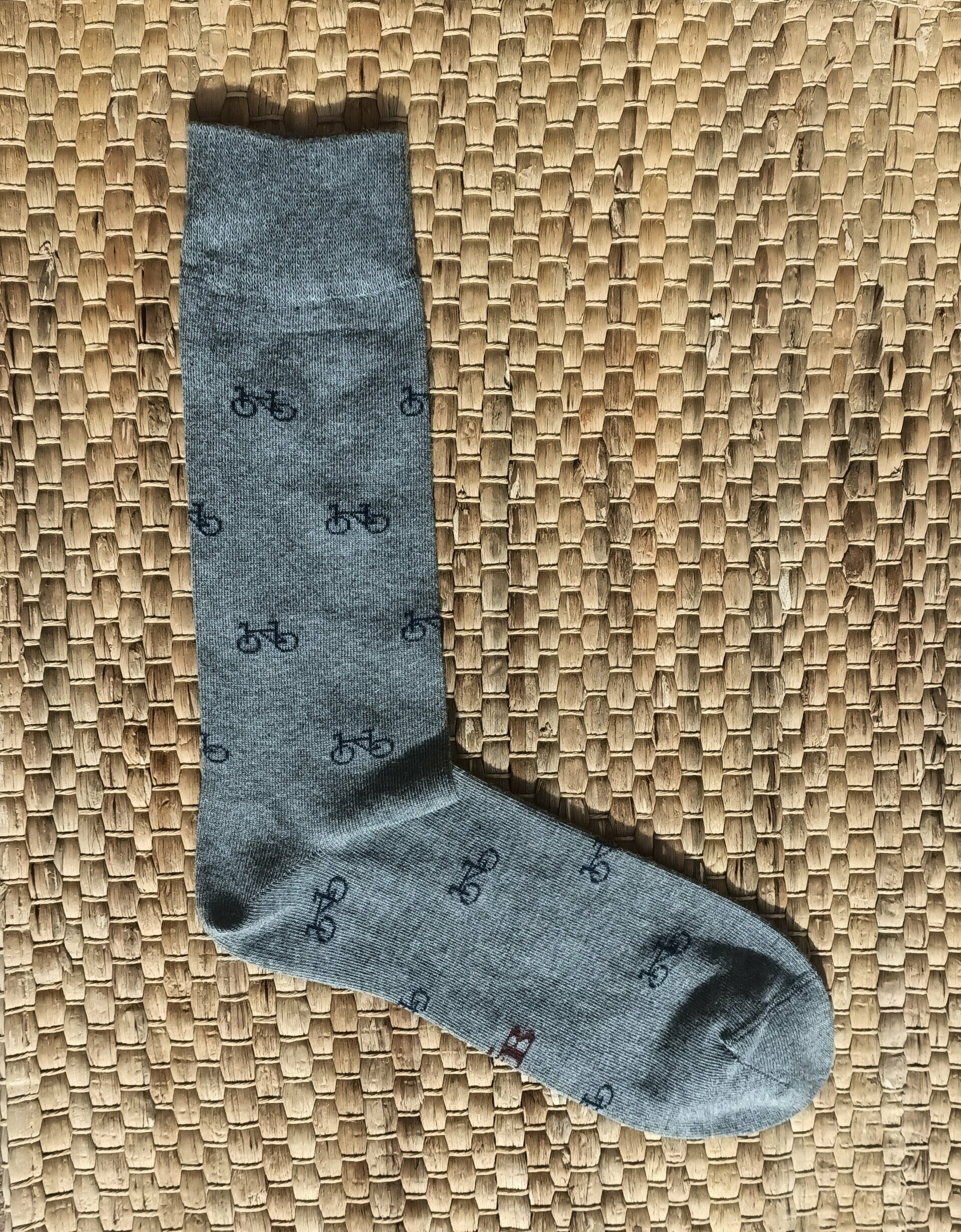 CALCETINES BICICLETA GRIS B2B