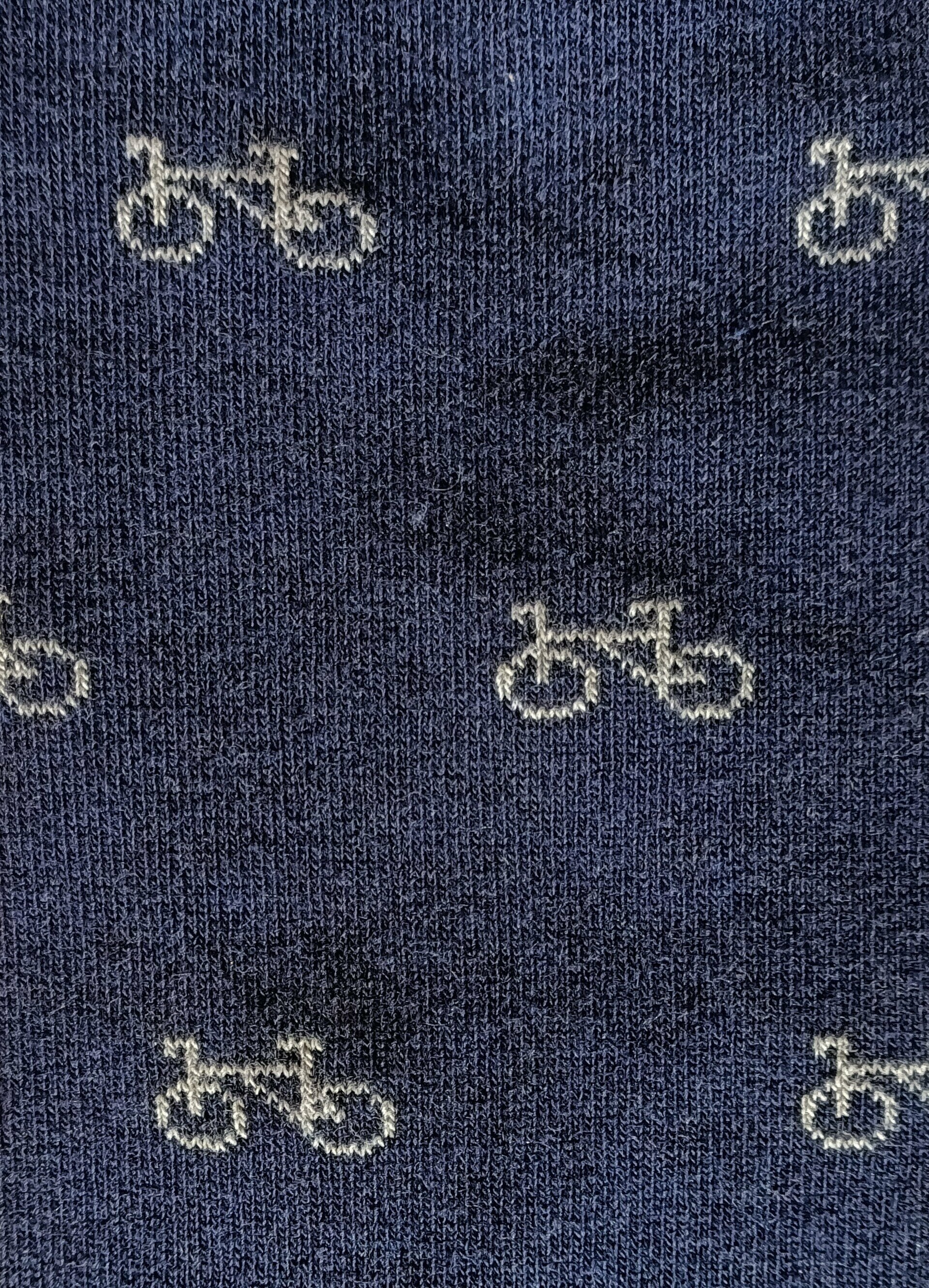 CALCETINES BICICLETA AZUL MARINO-GRIS