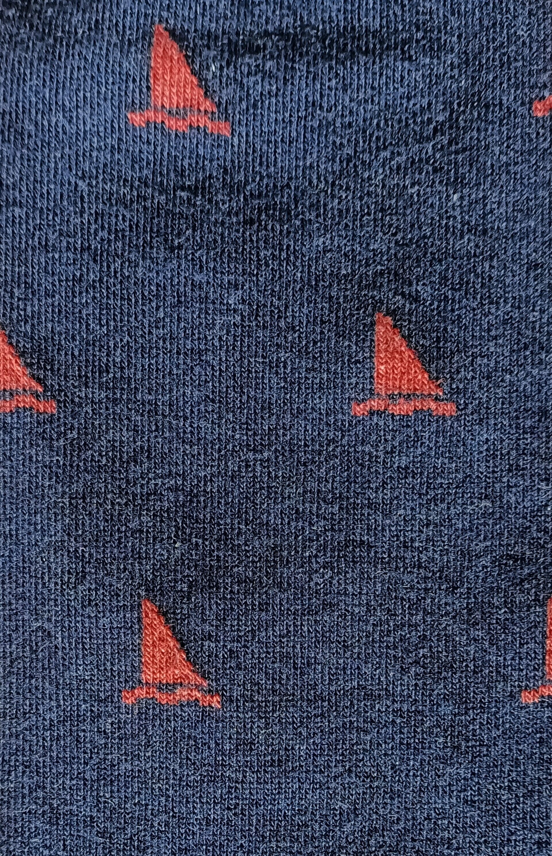 CALCETINES LOGO AZUL MARINO-ROJO