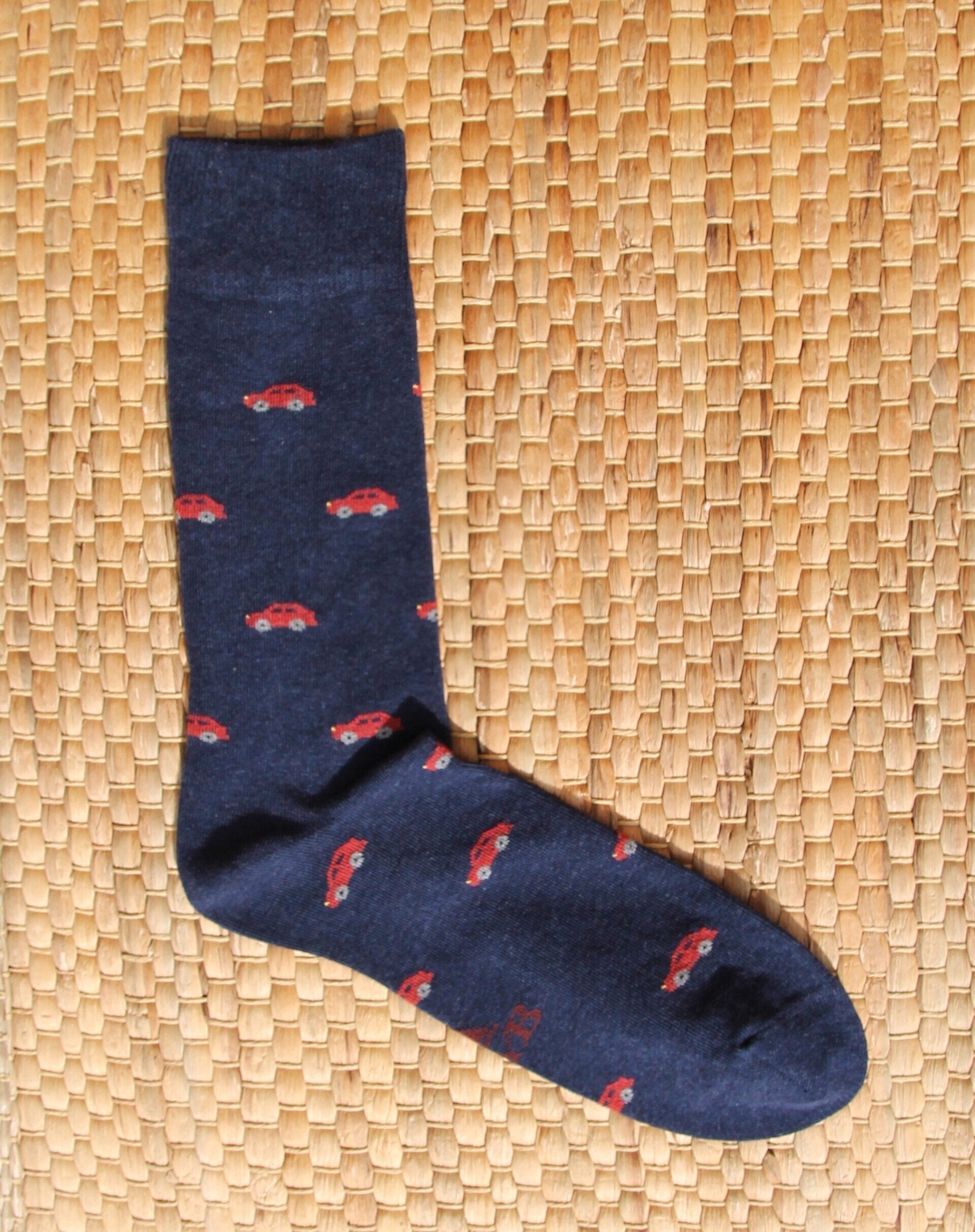 CALCETINES COCHE AZUL MARINO-GRANATE B2B