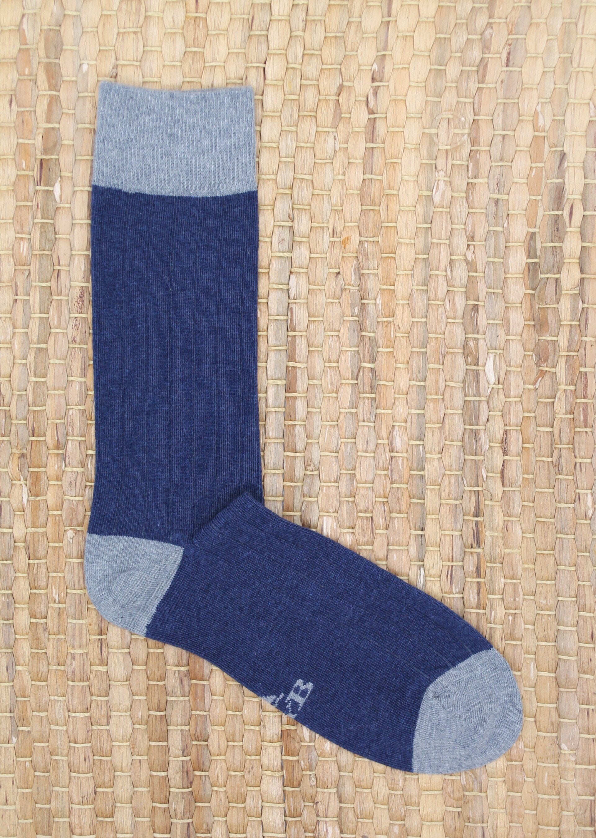CALCETINES CANALÉ AZUL MARINO - GRIS B2B