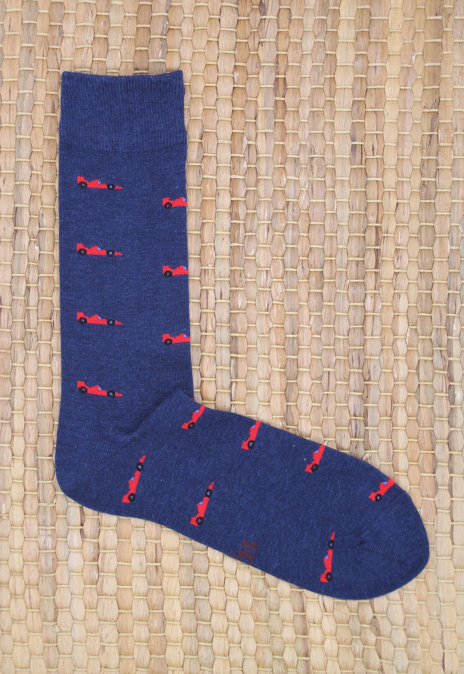 CALCETINES FÓRMULA 1 AZUL MARINO B2B