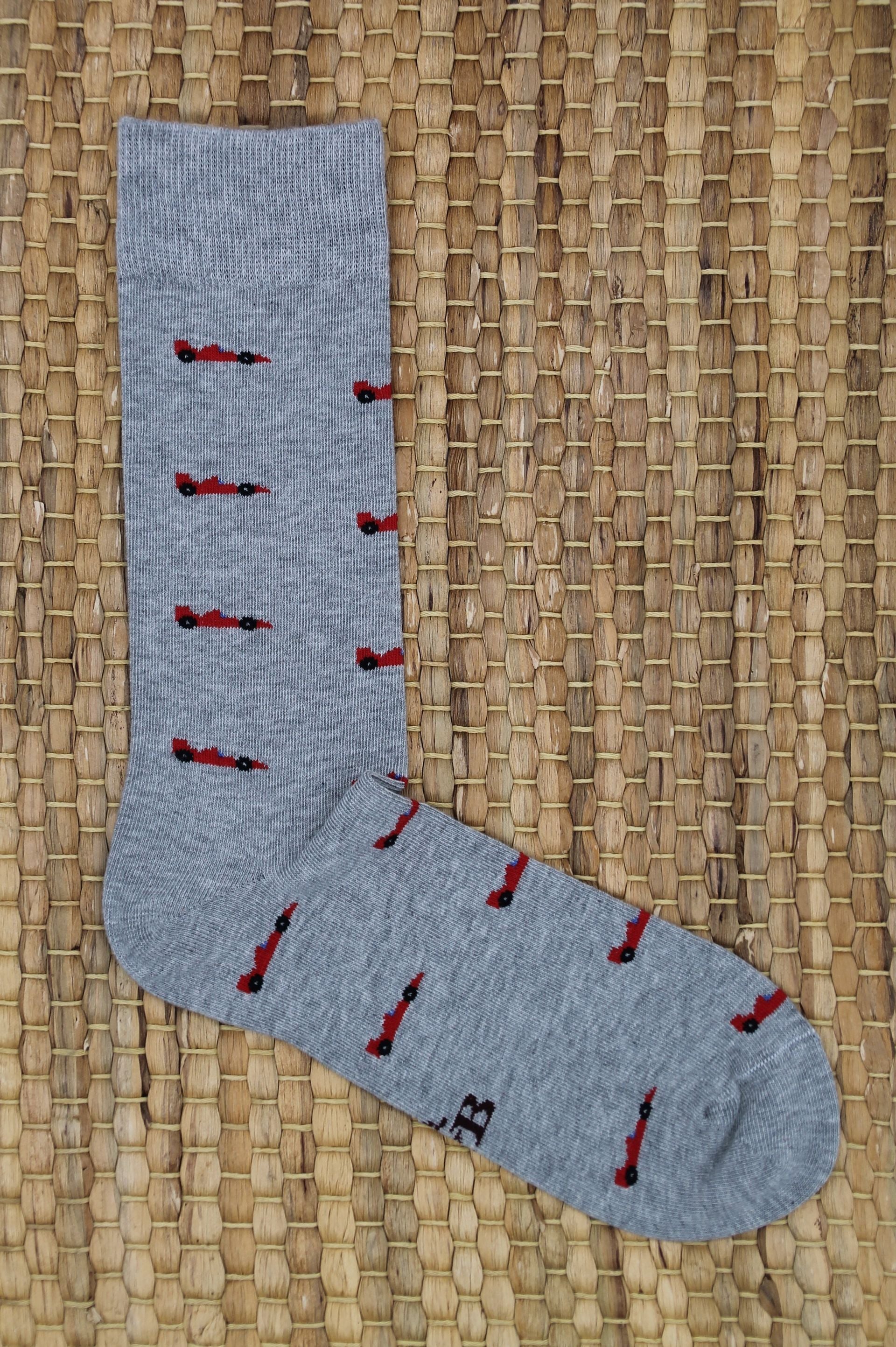 CALCETINES FÓRMULA 1 GRIS CLARO B2B