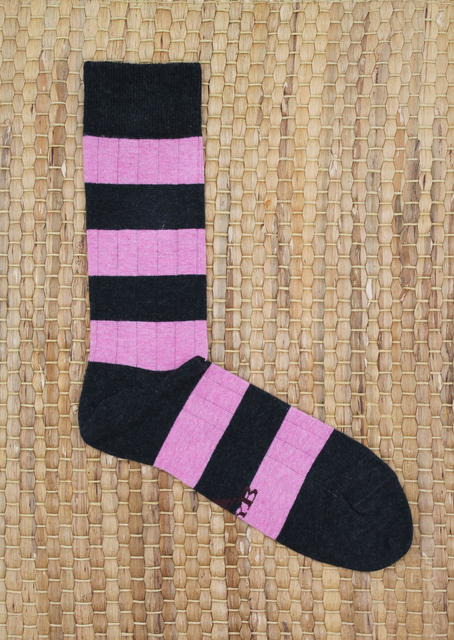 CALCETINES CANALÉ RAYAS ROSAS - MARENGO B2B