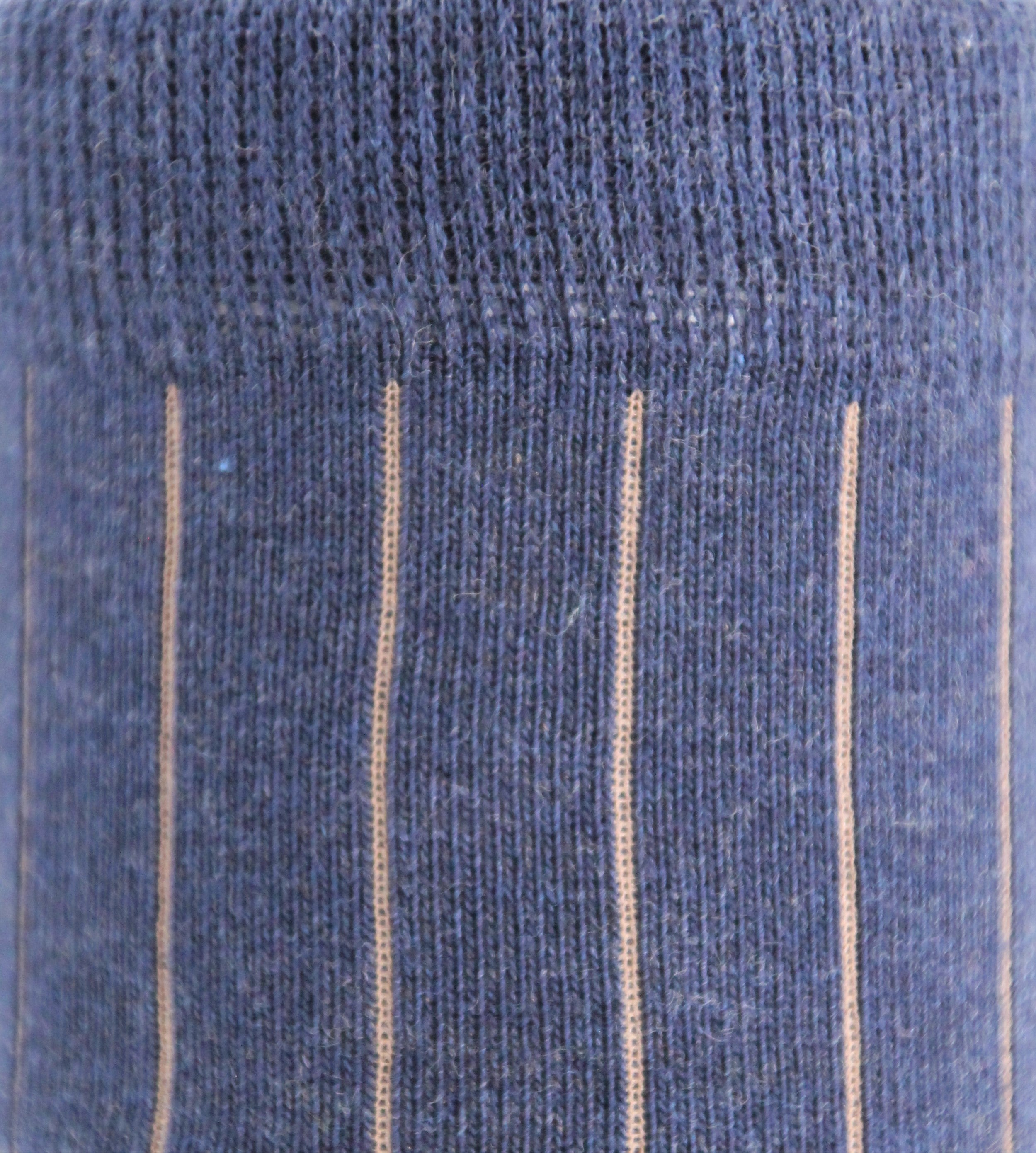 CALCETINES LARGOS CANALÉ AZUL MARINO - BEIGE