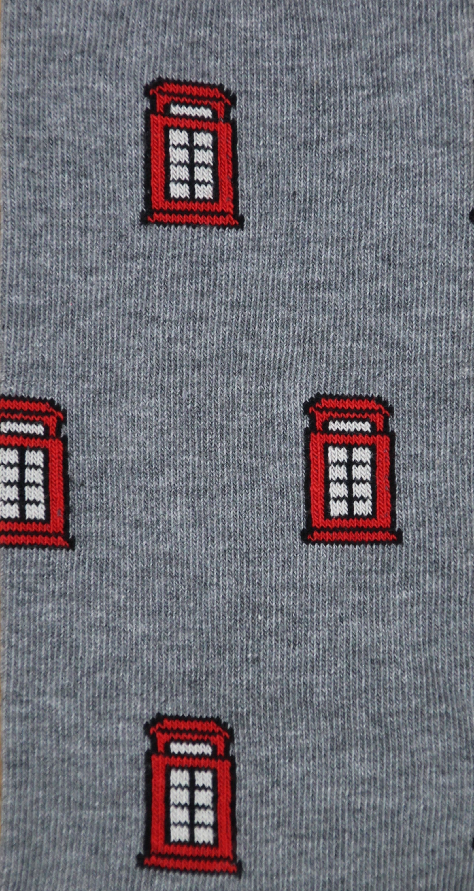 CALCETINES CABINA LONDRES GRIS CLARO