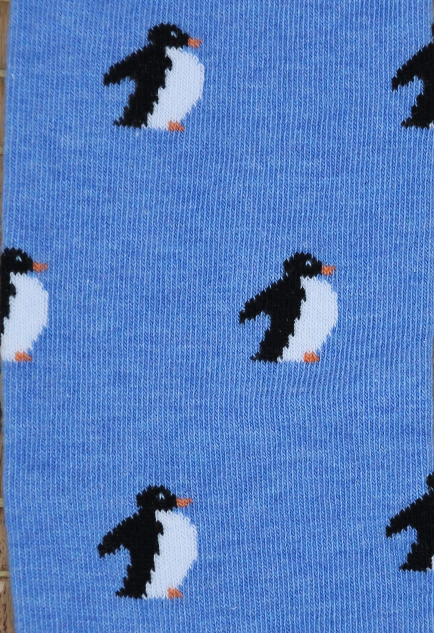 LIGHT BLUE PENGUIN SOCKS