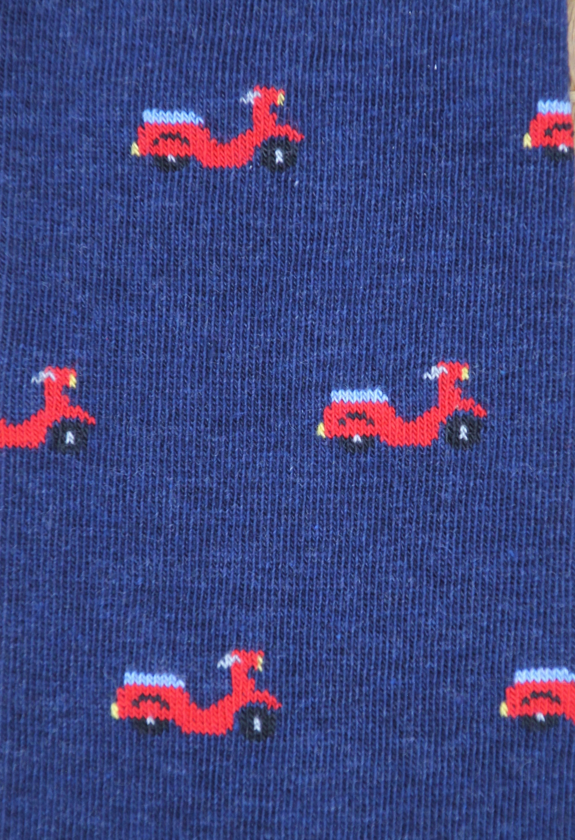 CALCETINES VESPAS AZUL MARINO