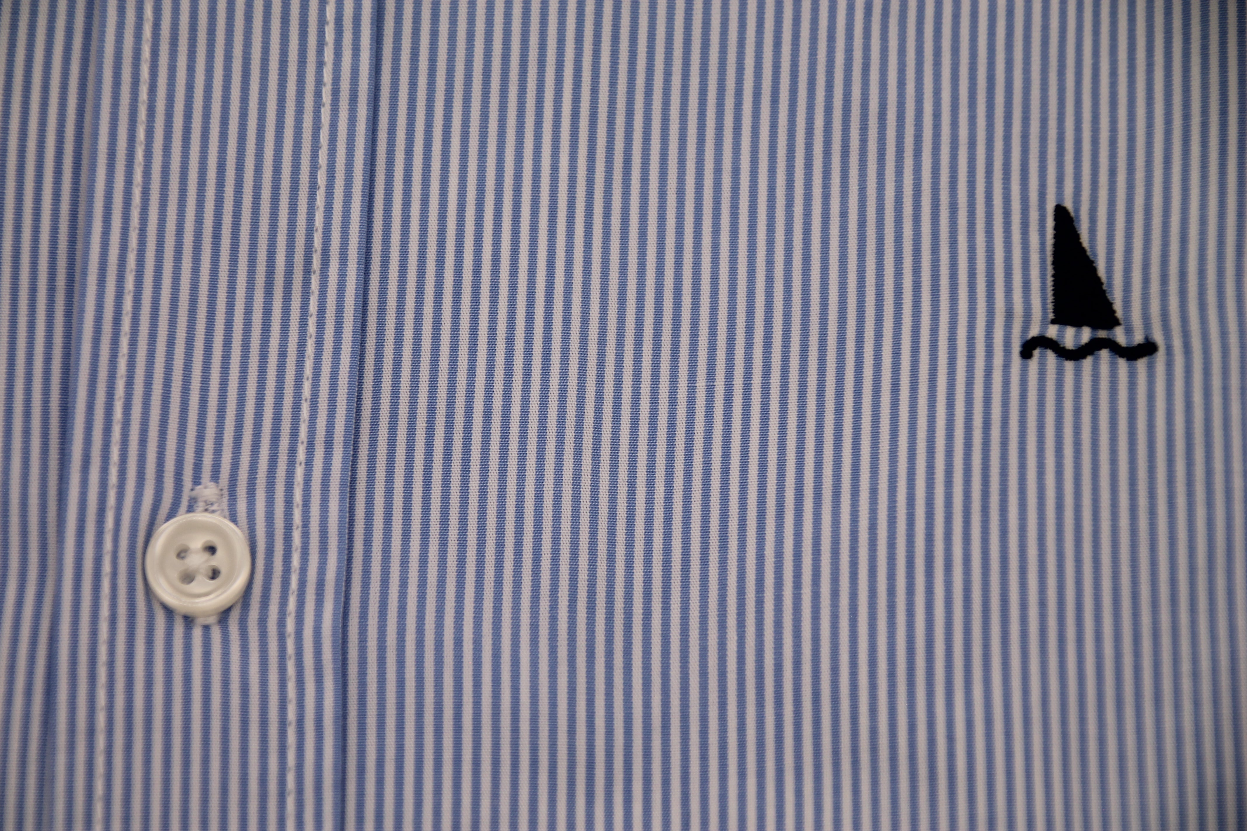 CAMISA RAYAS FINAS AZUL Y BLANCA