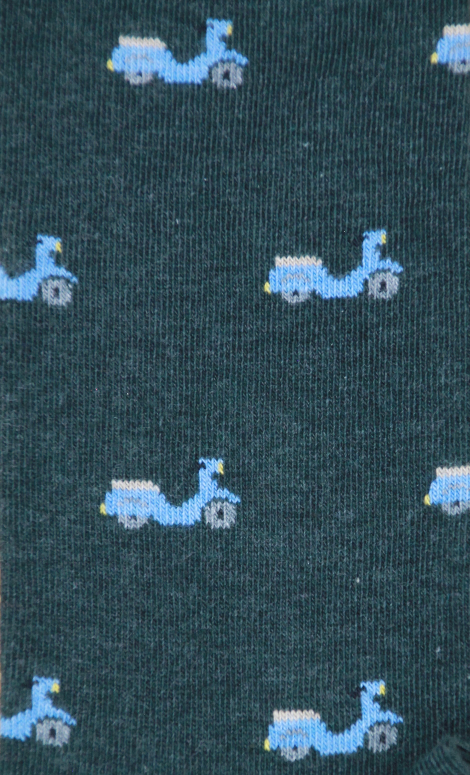 CALCETINES VESPAS VERDE BOTELLA - AZUL CLARO