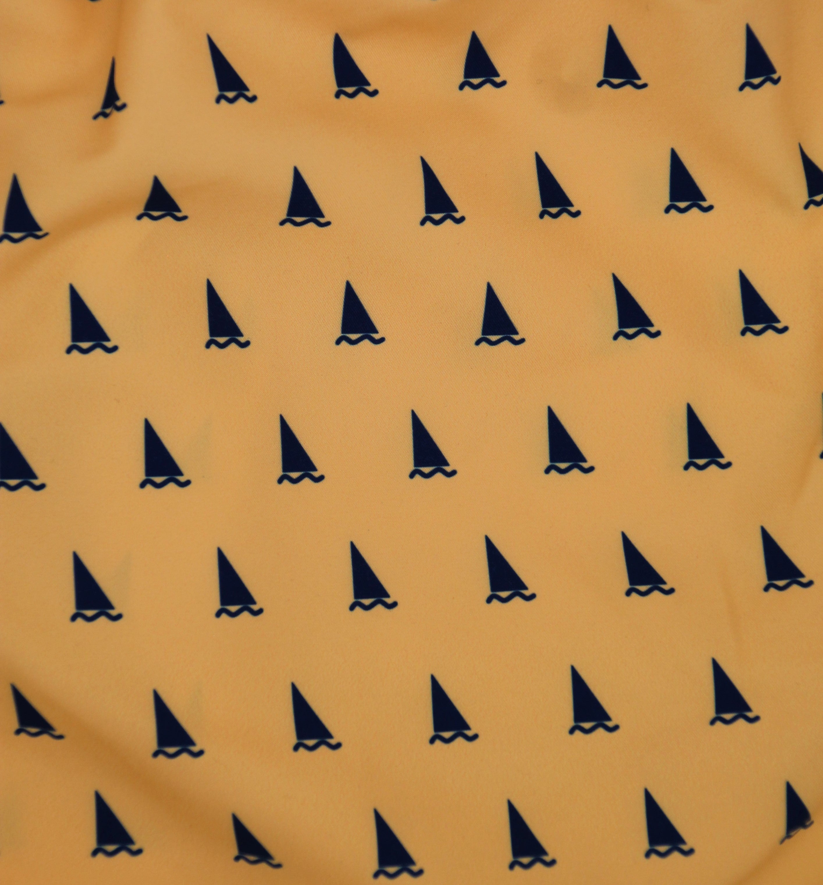 YELLOW LOGOS SWIMSUIT