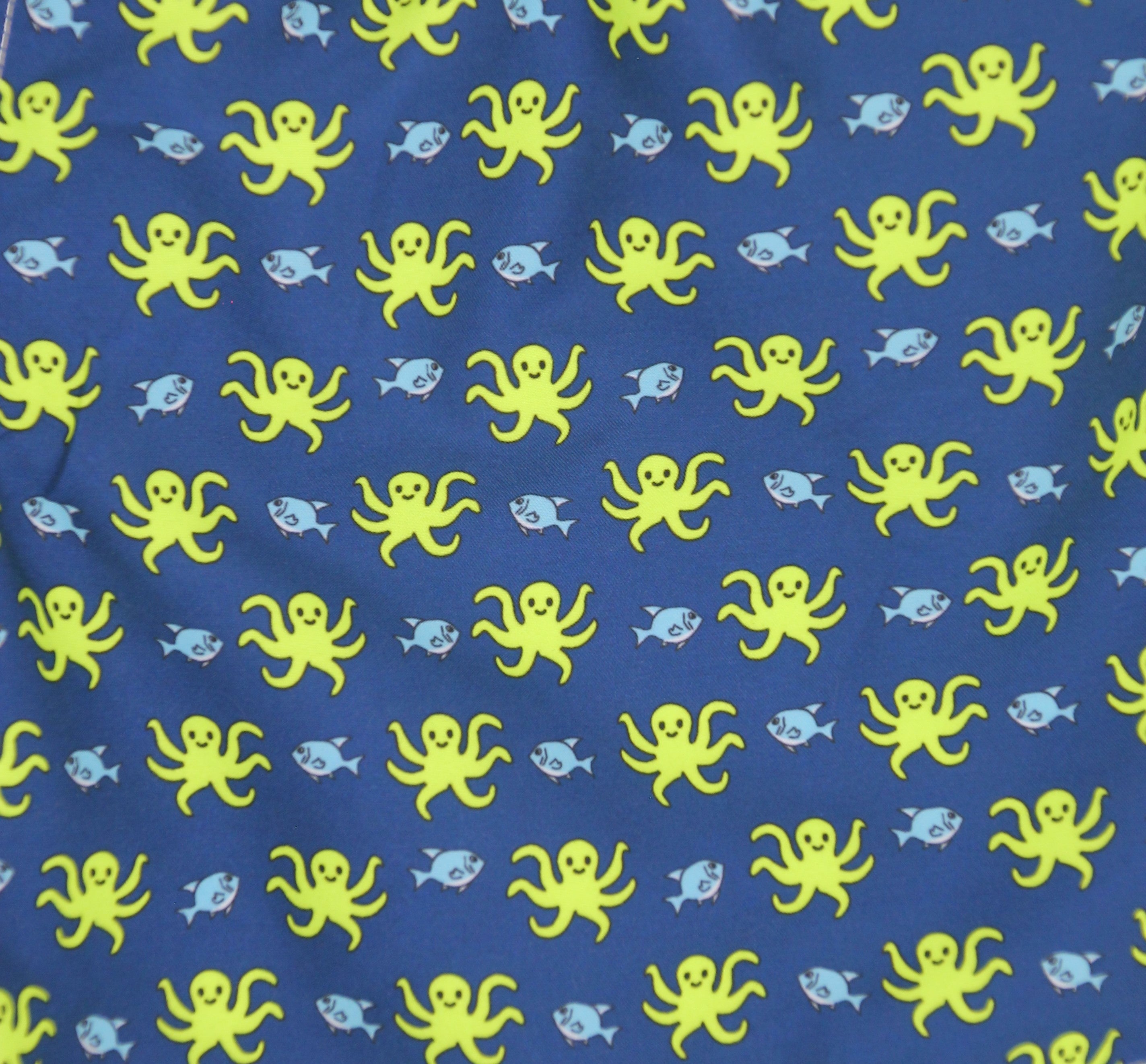 BLUE OCTOPI AND FISH SWIMSUIT