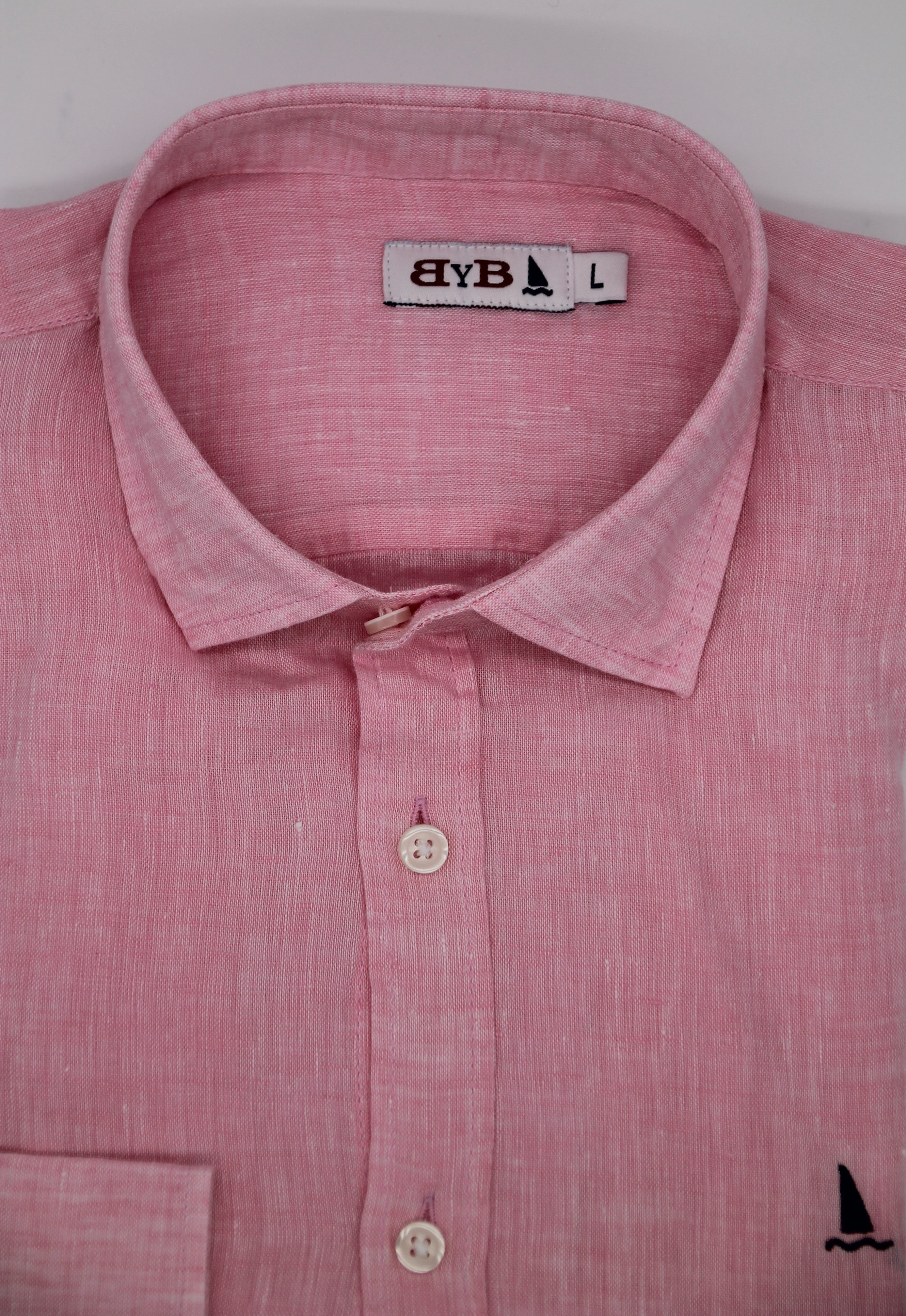 CAMISA LINO ROSA