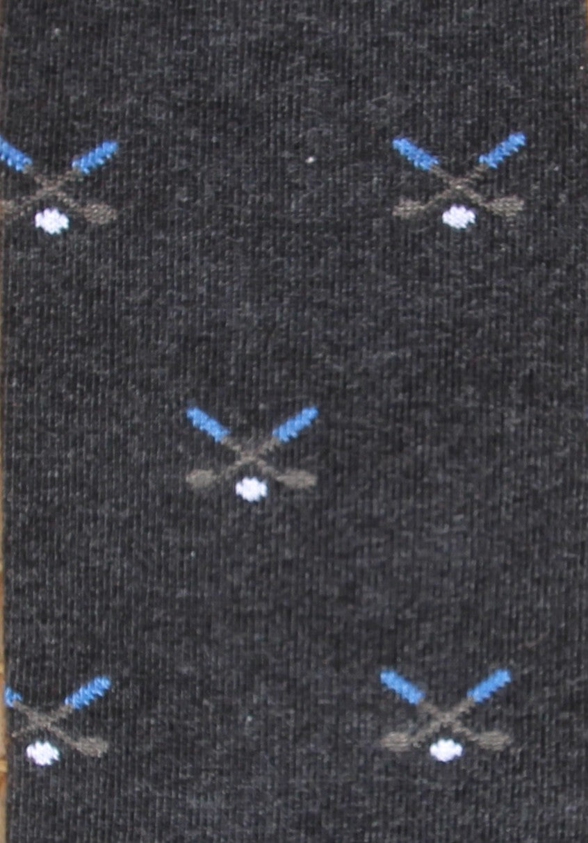 CHARCOAL GRAY GOLF CLUB SOCKS