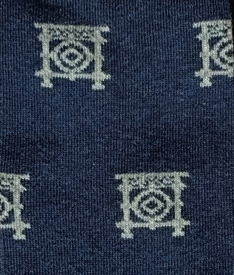 CALCETINES BARANDILLA DE LA CONCHA AZUL MARINO/GRIS