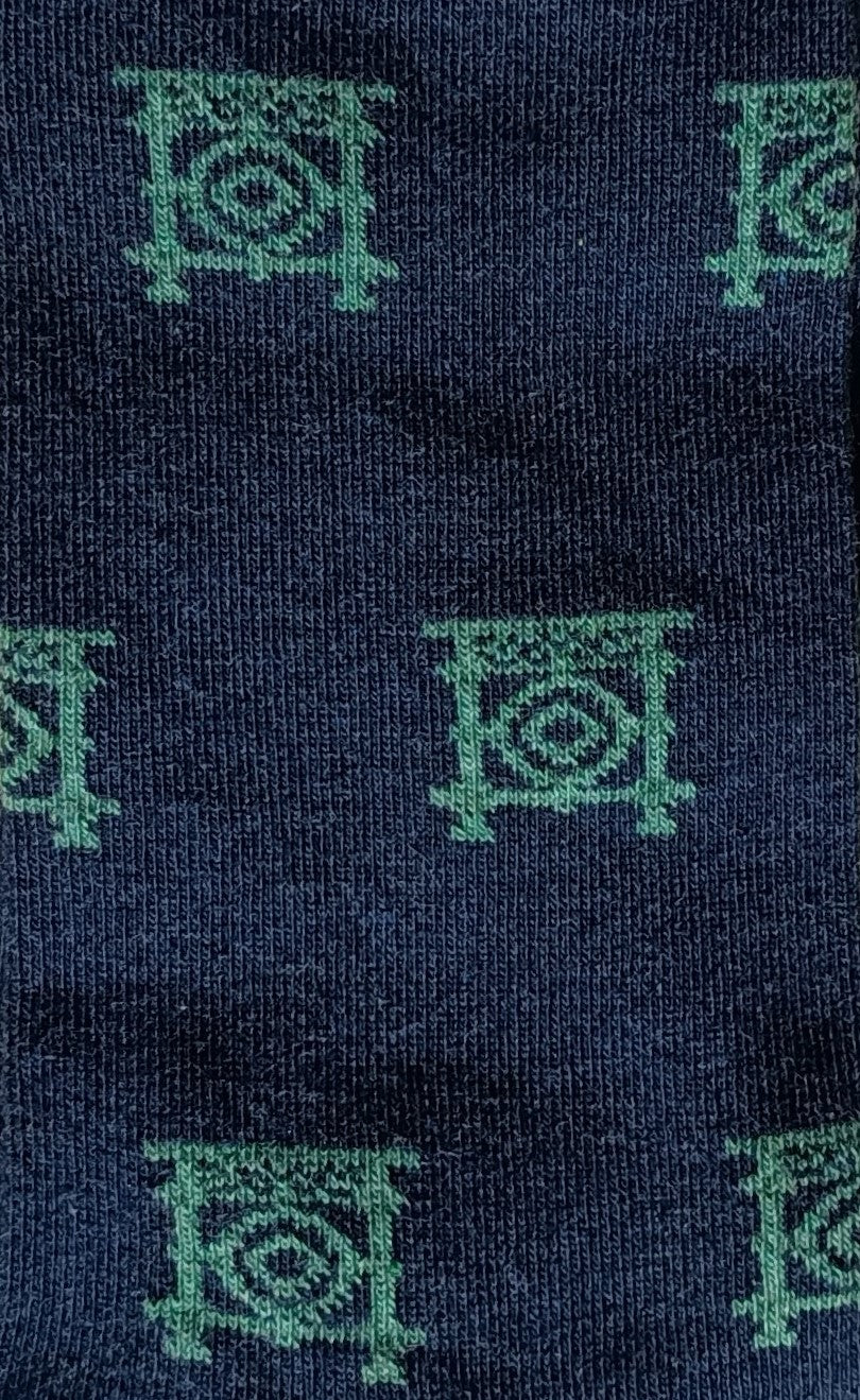 CALCETINES BARANDILLA DE LA CONCHA AZUL MARINO/VERDE B2B