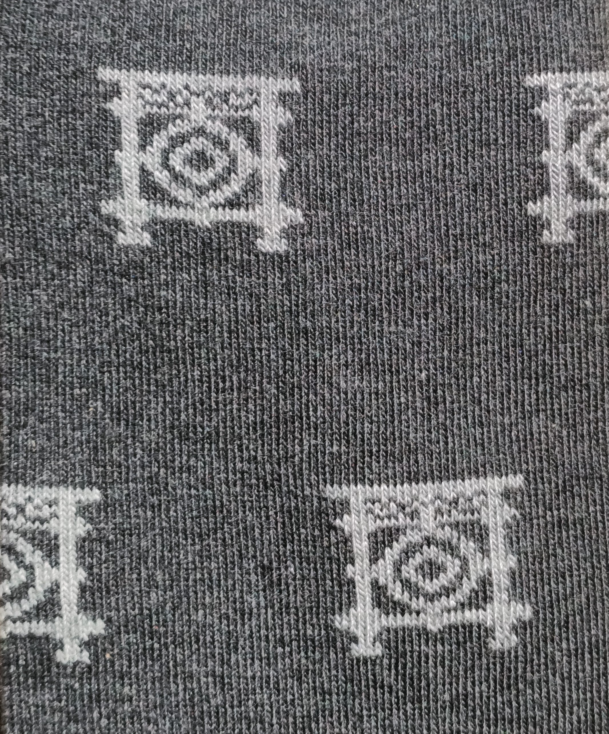 CALCETINES BARANDILLA DE LA CONCHA GRIS OSCURO B2B