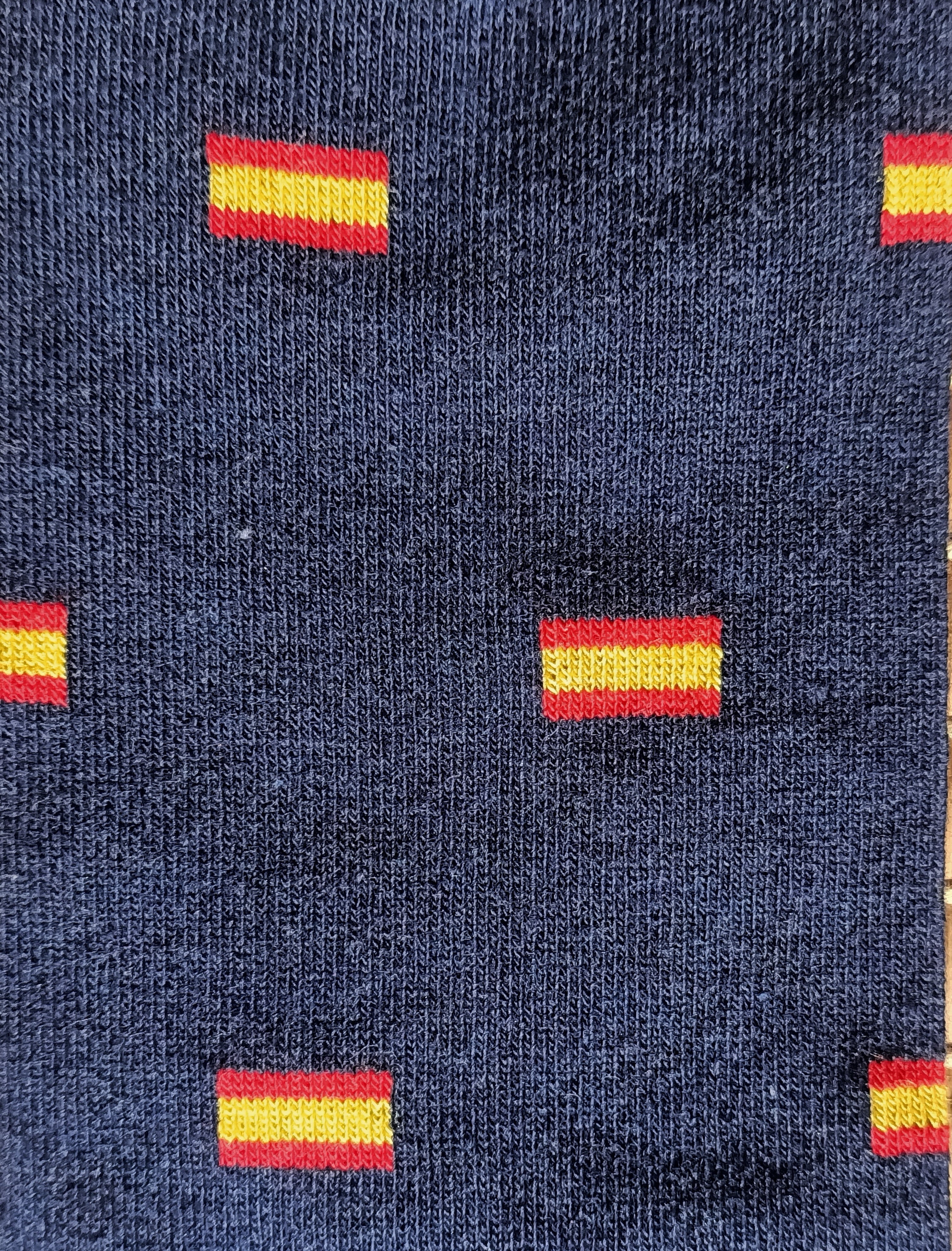 CALCETINES BANDERA ESPAÑA AZUL MARINO B2B