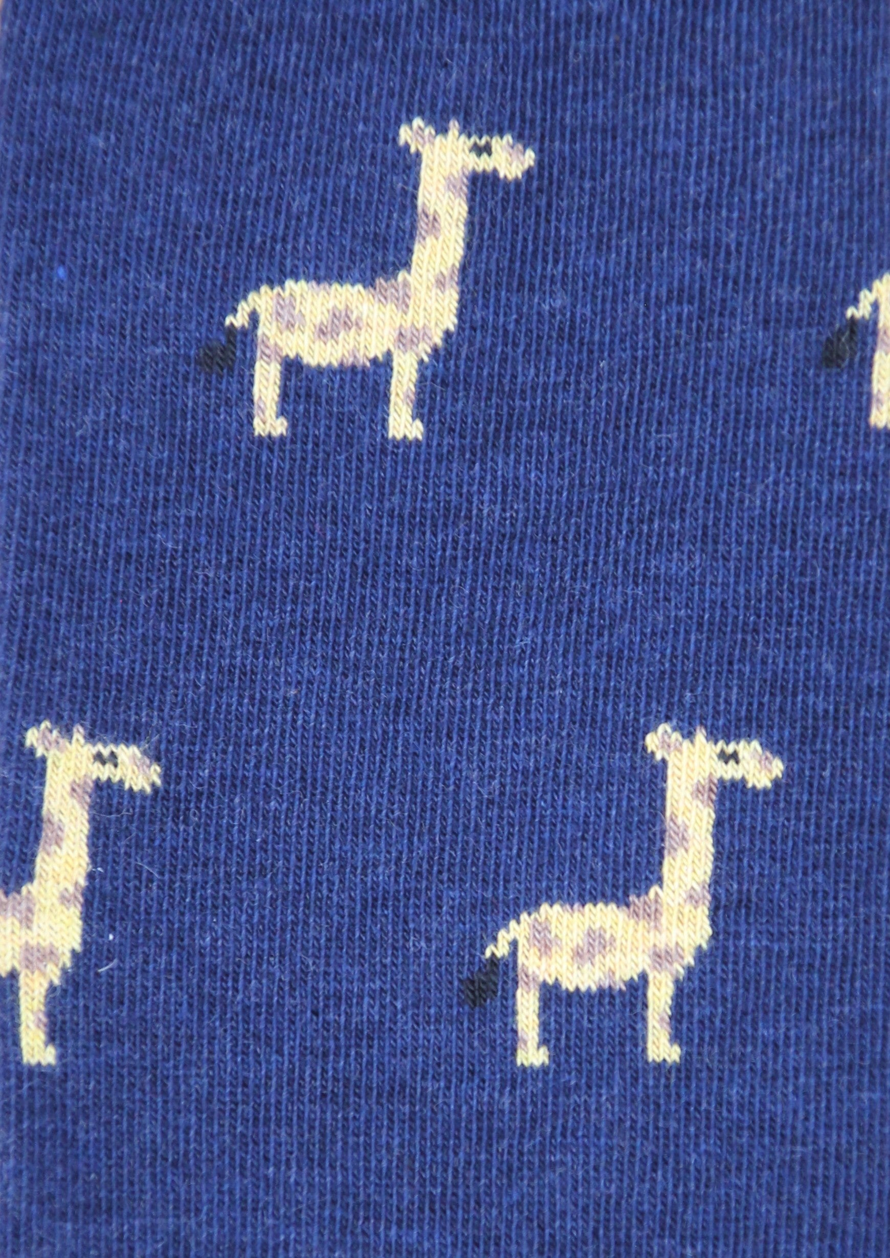 CALCETINES JIRAFAS AZUL MARINO B2B