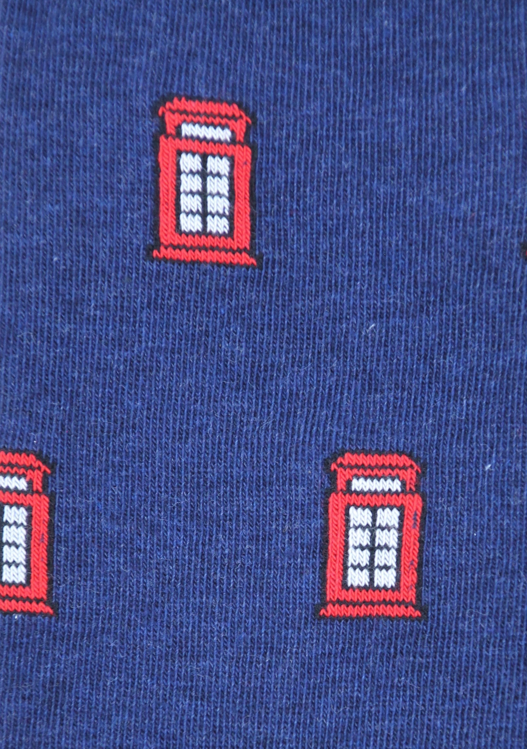 CALCETINES CABINA LONDRES AZUL MARINO B2B