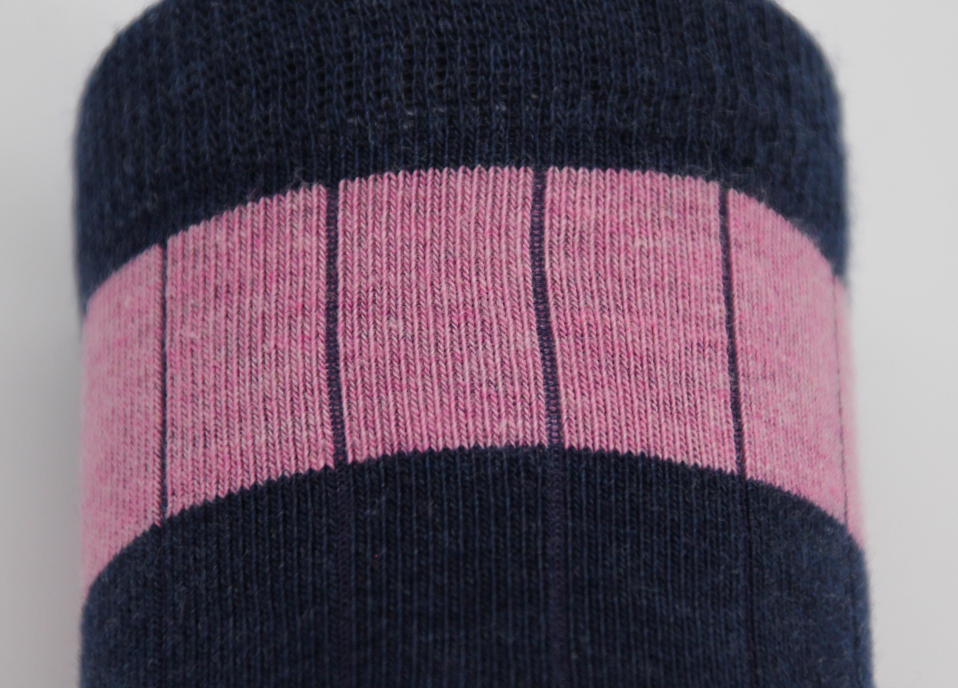 CALCETINES CANALÉ RAYAS ROSAS - MARINO B2B