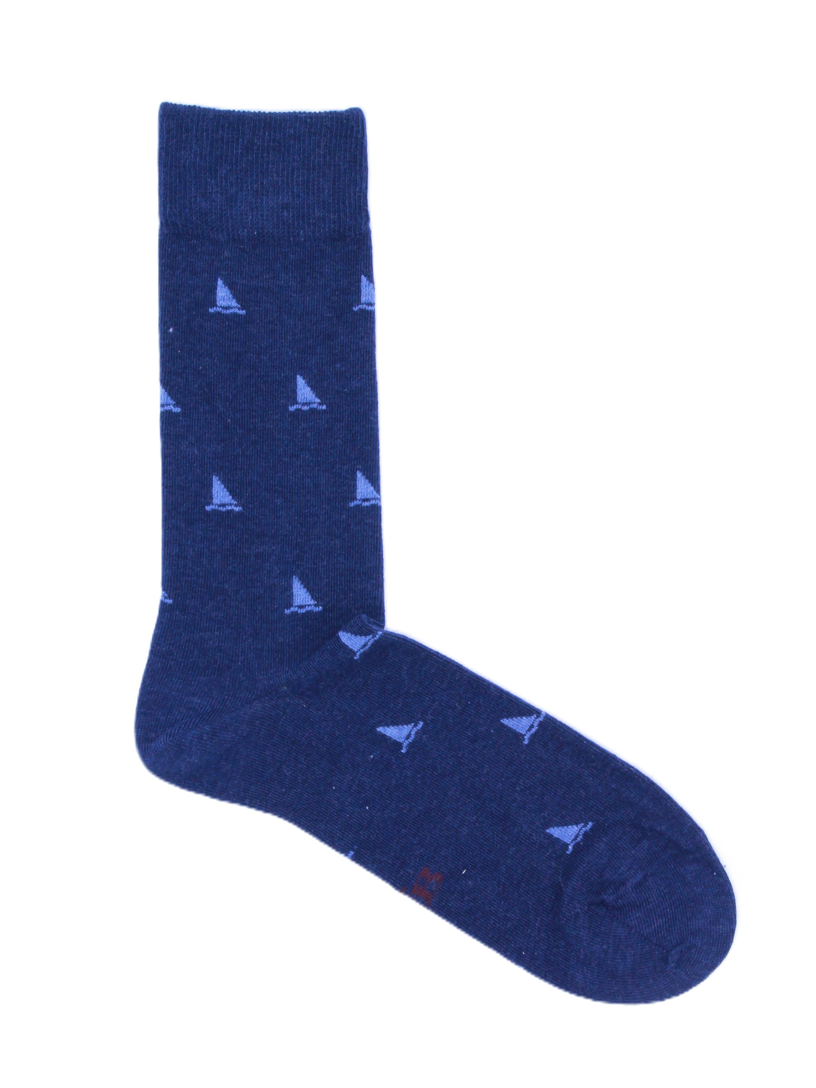 CALCETINES LOGO AZUL MARINO-AZUL