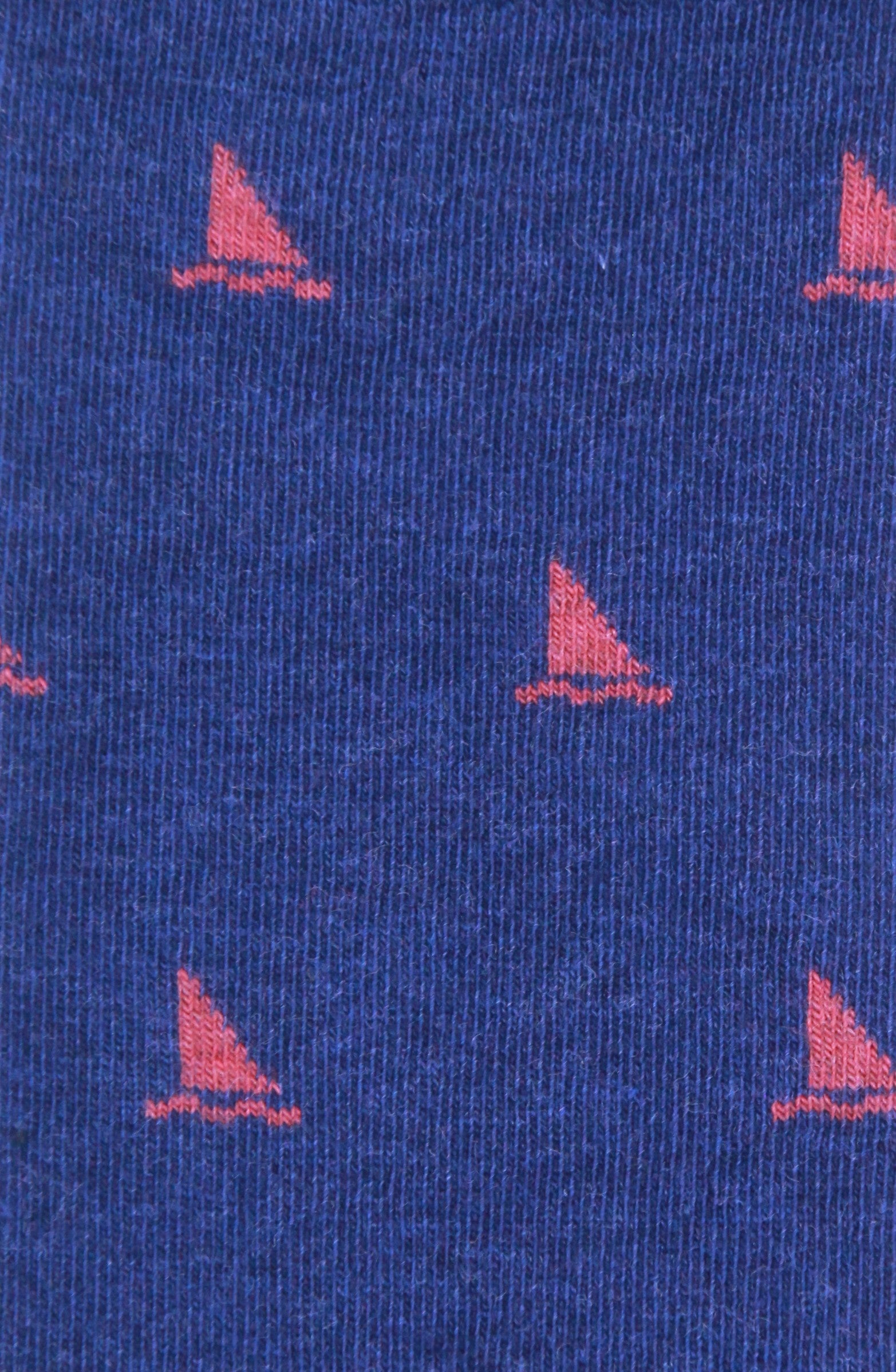 NAVY BLUE-RED LOGO SOCKS