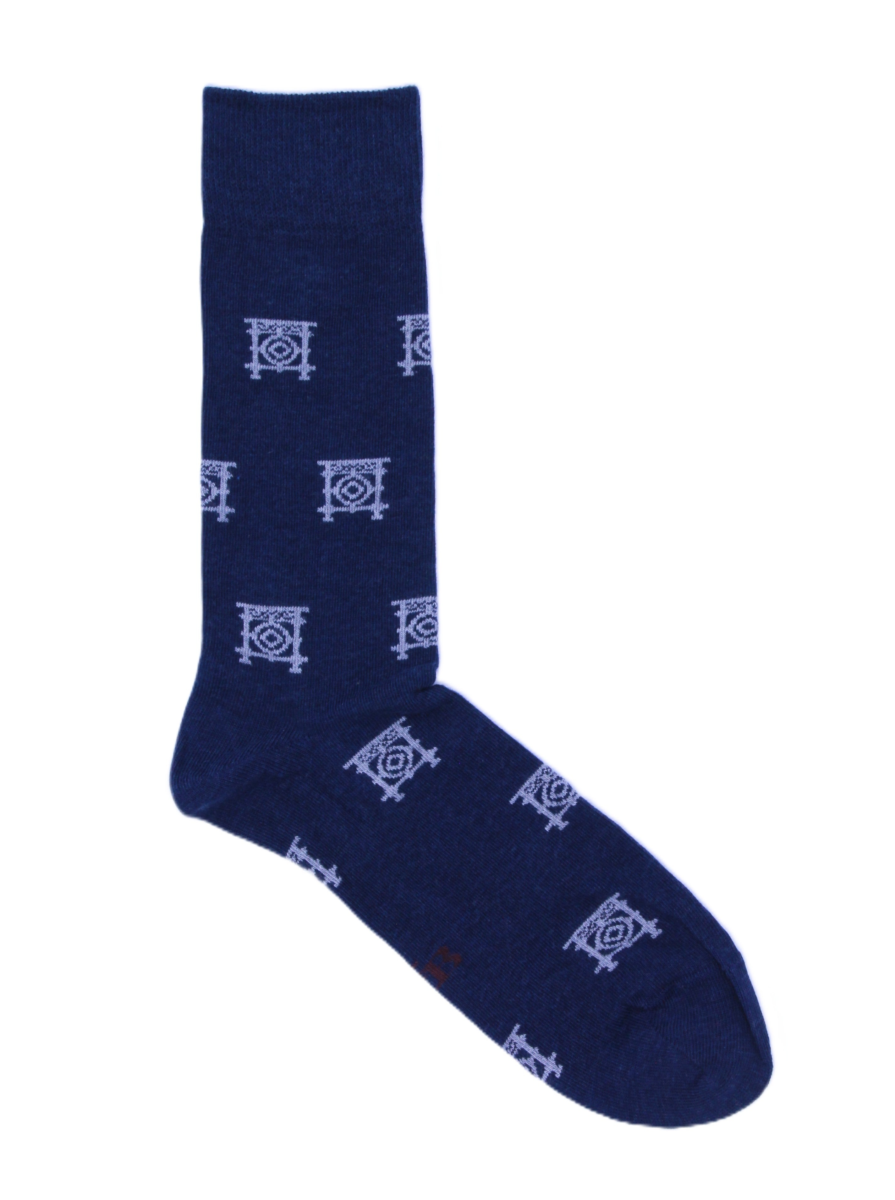 CALCETINES BARANDILLA DE LA CONCHA AZUL MARINO/GRIS