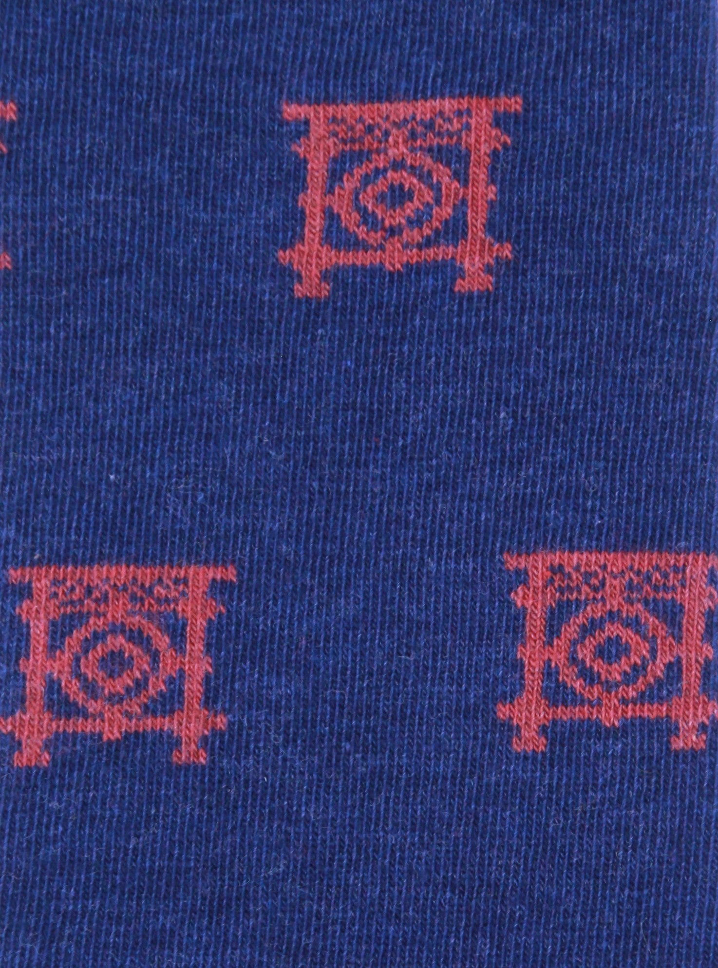 CALCETINES BARANDILLA DE LA CONCHA AZUL MARINO/GRANATE