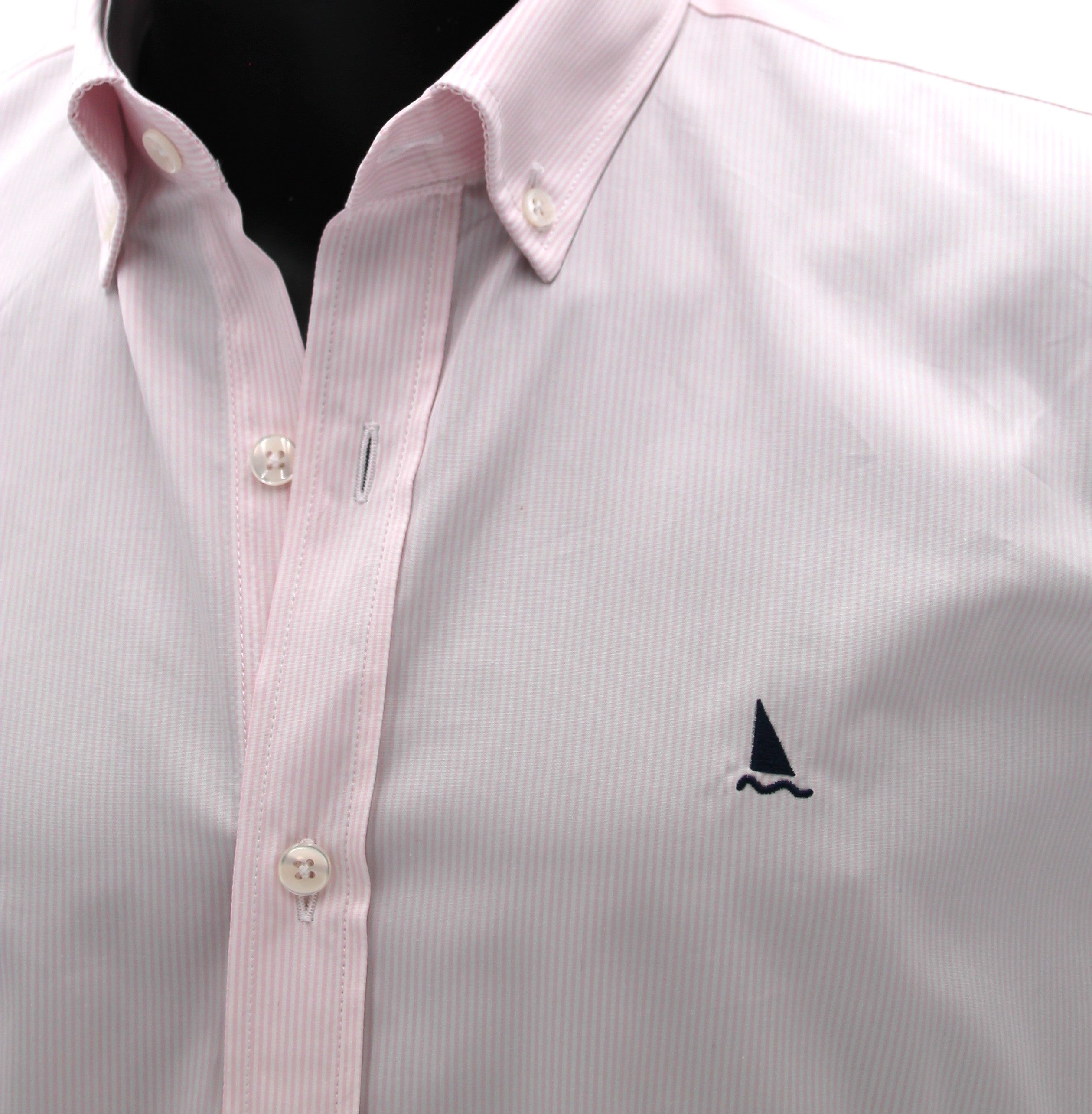 CAMISA BYB X THOMAS MASON - RAYAS ROSA