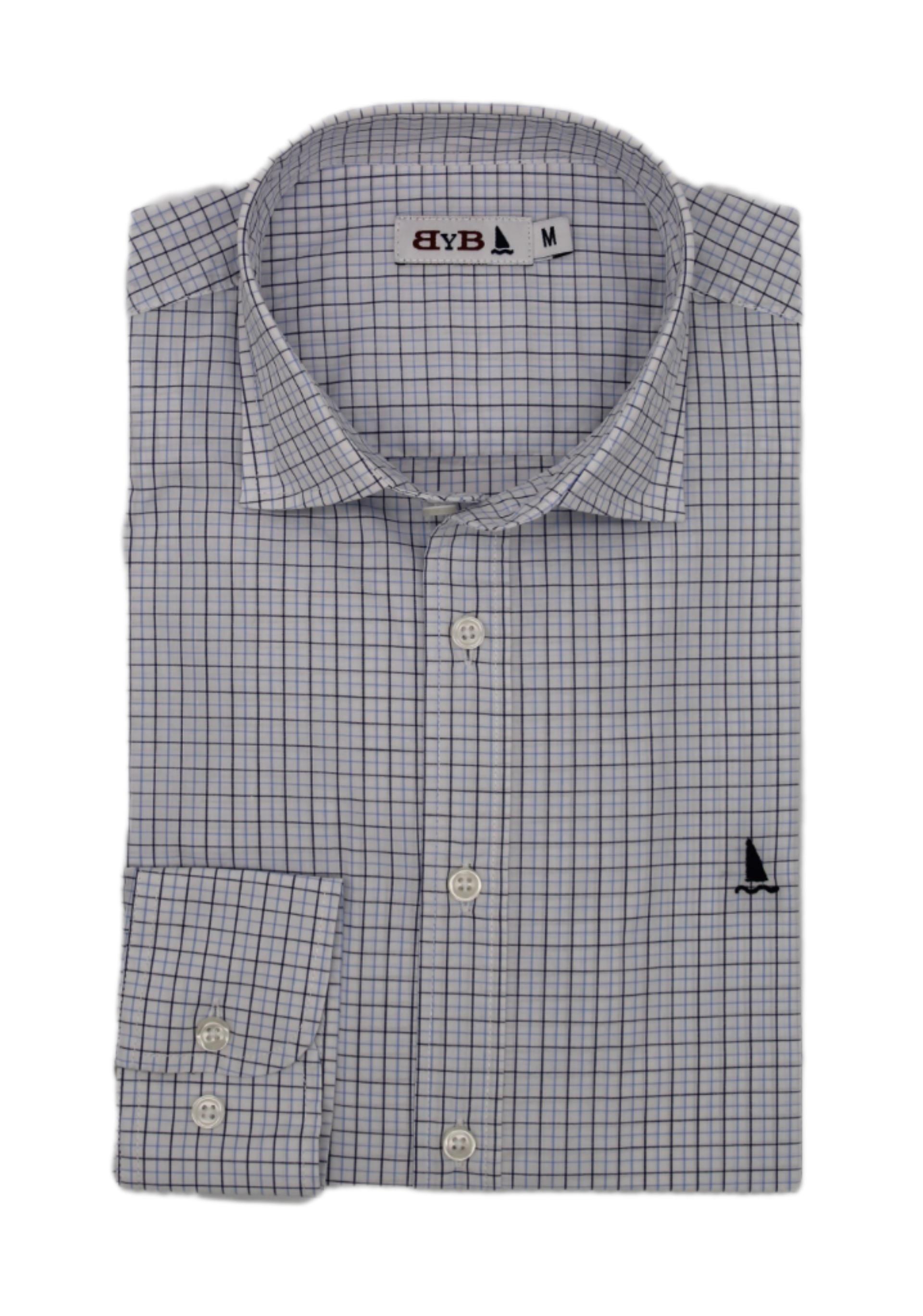 CAMISA MULTICUADROS AZUL