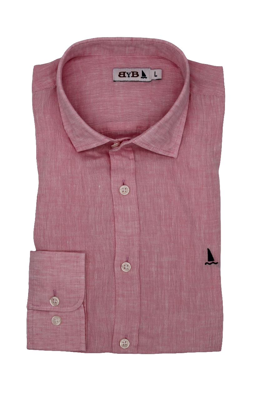 CAMISA LINO ROSA