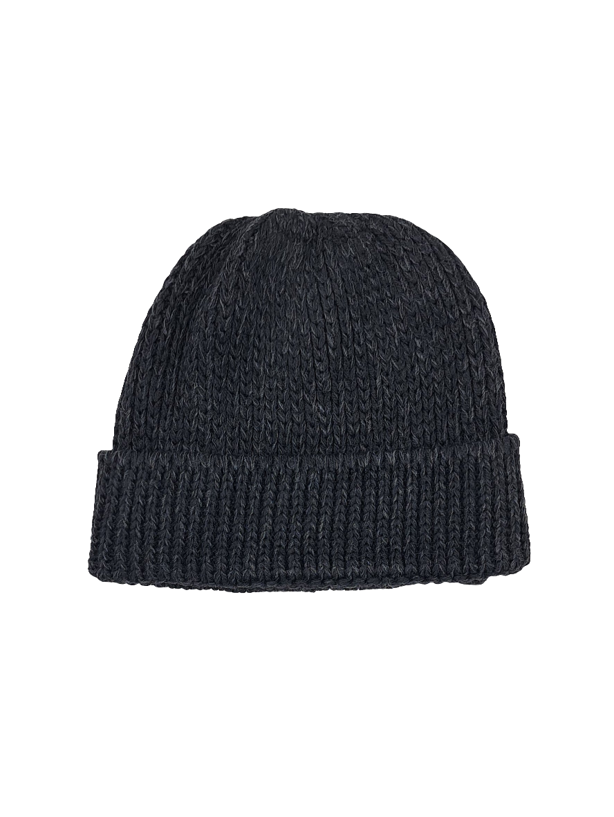 GORRO JASPEADO NEGRO