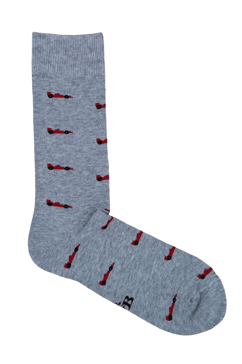 CALCETINES FÓRMULA 1 GRIS CLARO