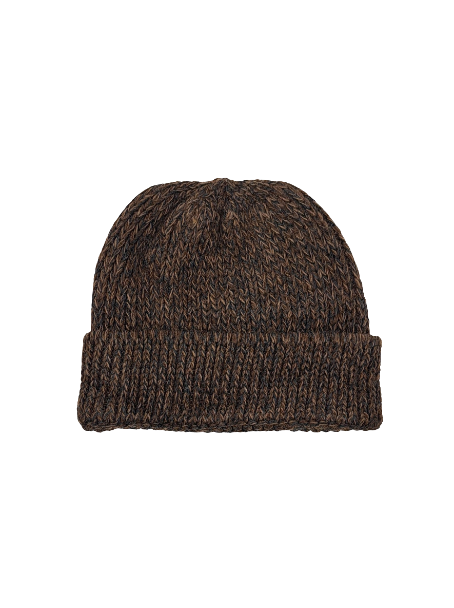 GORRO JASPEADO MARRÓN