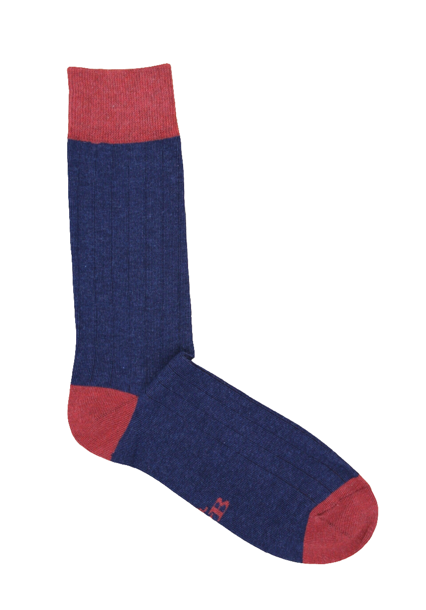 CALCETINES CANALÉ AZUL MARINO - TEJA
