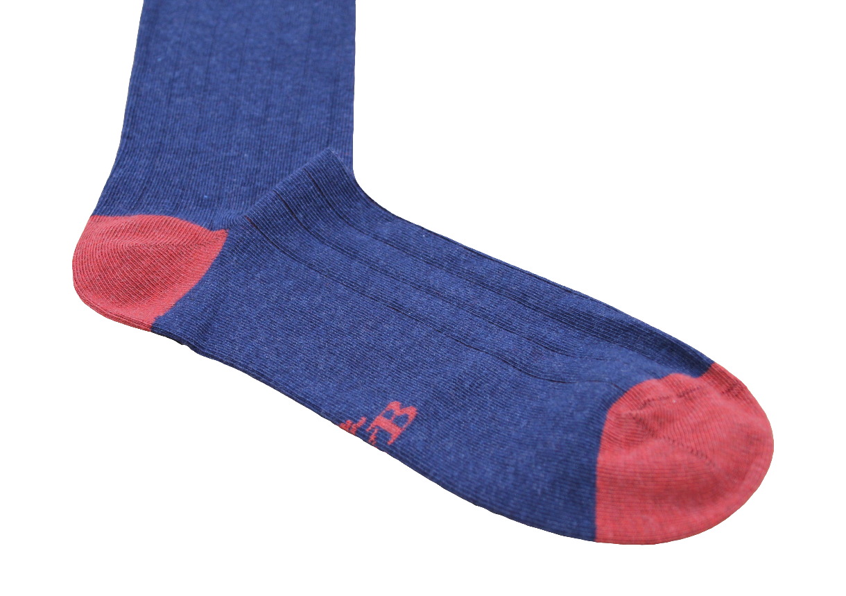 CALCETINES CANALÉ AZUL MARINO - TEJA