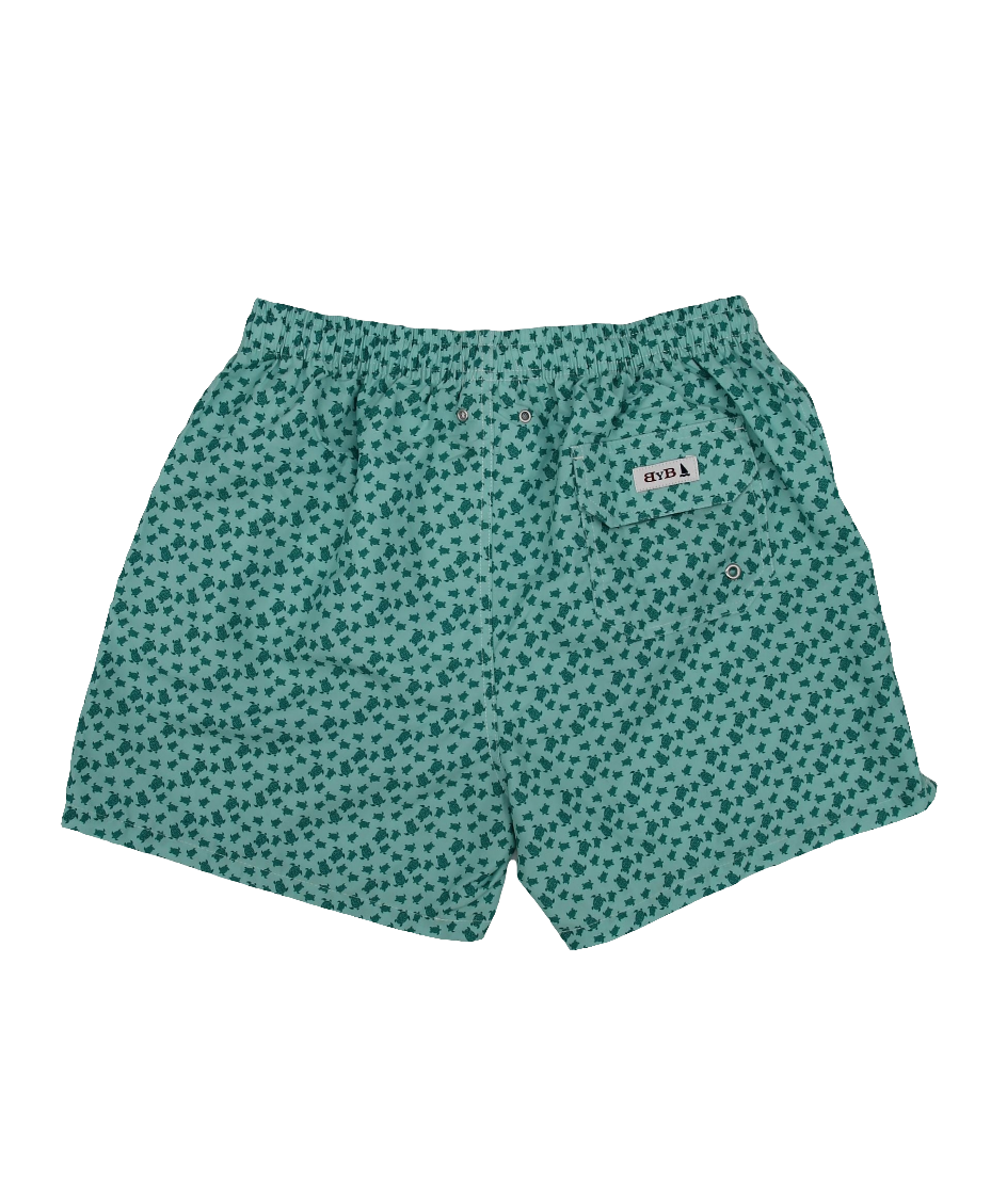 GREEN TURTLE DANCE SWIMSUIT