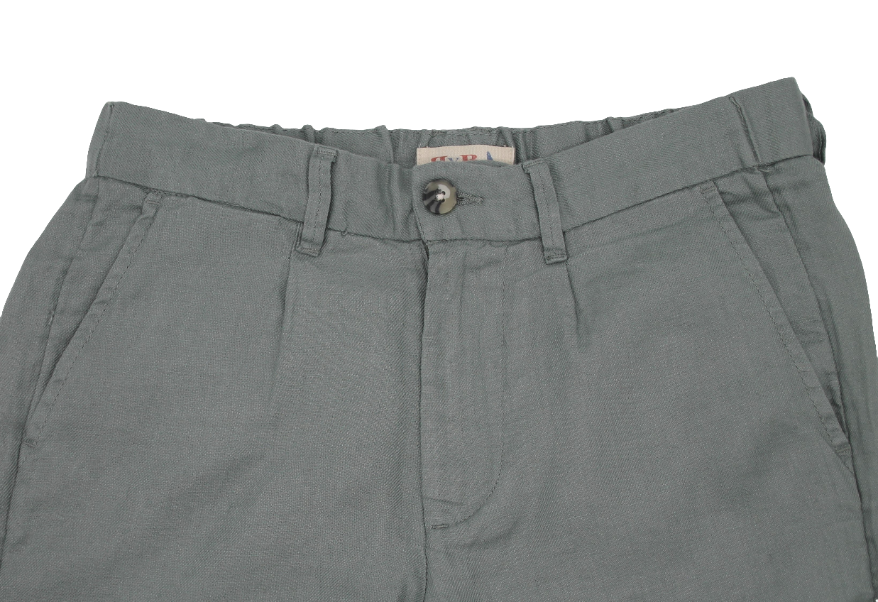 GREEN BERMUDA LINEN