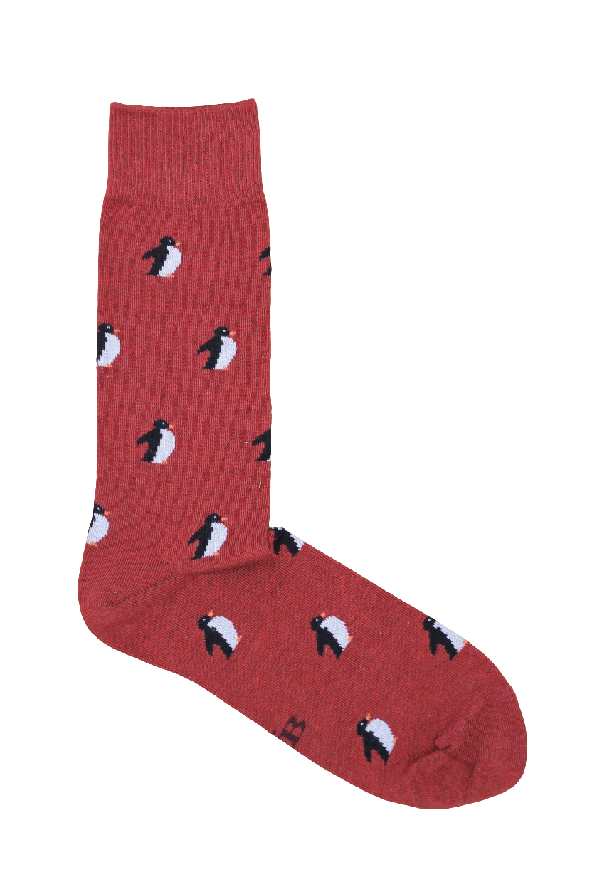 CALCETINES PINGÜINOS TEJA