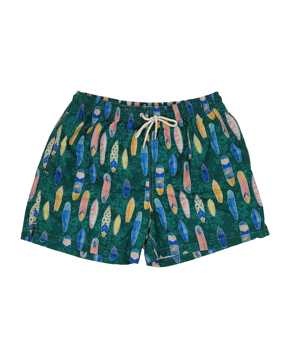 GREEN SURF BOARD SWIMSUIT