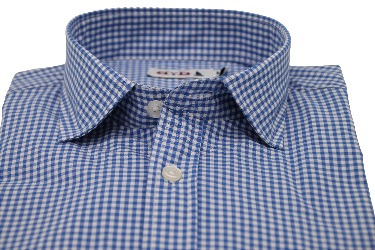 CAMISA CUADRO VICHY AZULÓN