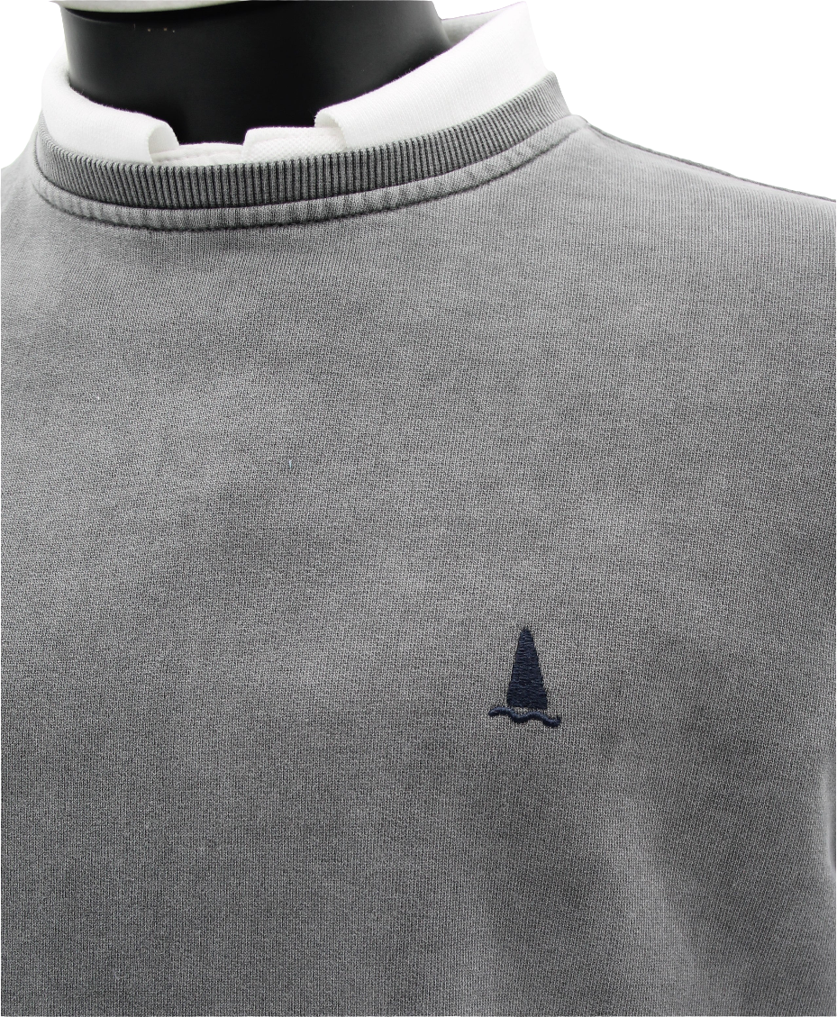 SUDADERA GRIS OSCURO