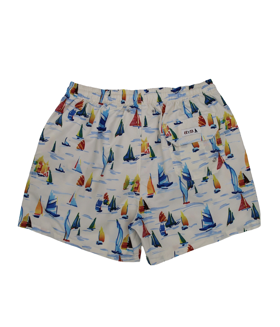 WHITE BOATS SWIMSUIT
