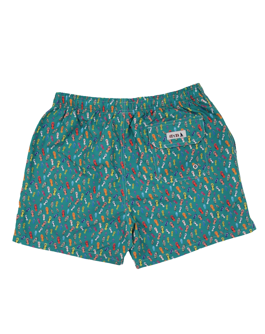 LIGHT BLUE OCTOPI SWIMSUIT WITH NAVY BACKGROUND