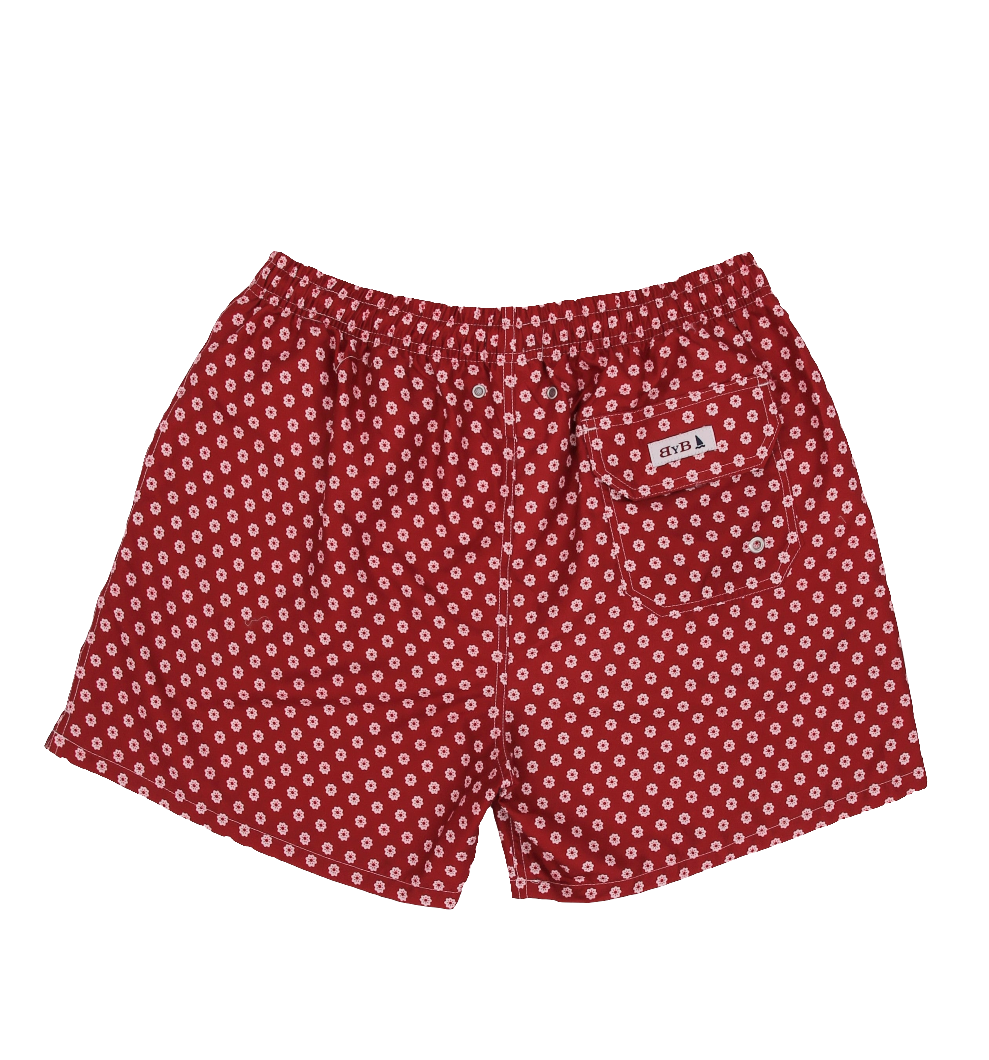 RED FLOWER SWIMSUIT