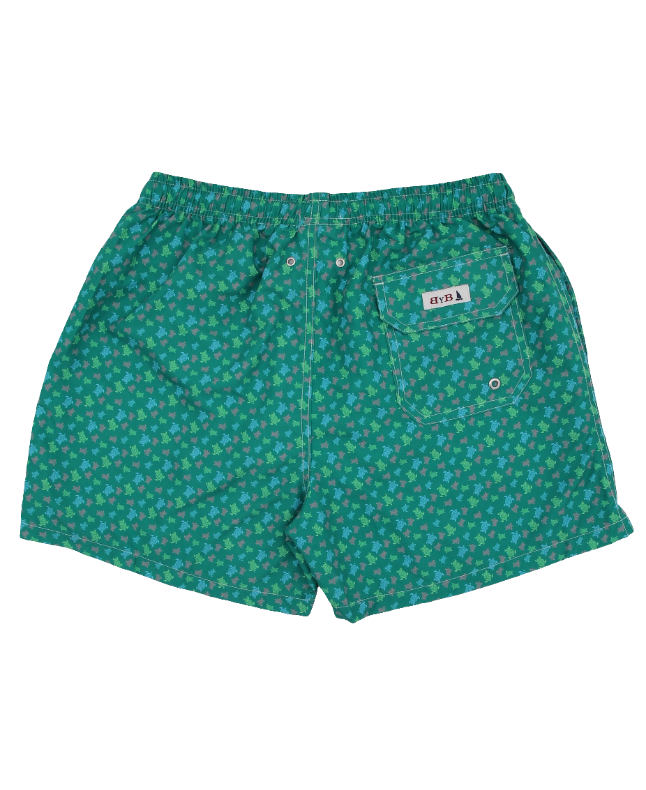 GREEN TURTLE DANCE SWIMSUIT