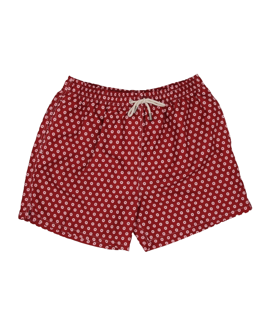 RED FLOWER SWIMSUIT